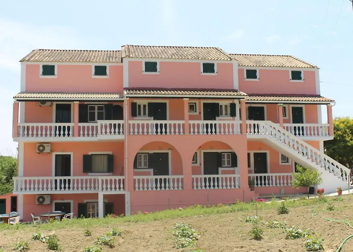 Pink House Socrates Corfu Beachside Retreats Vitaládes